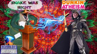 Atheism Vs Christianity  Darth Dawkins Vs Snake [upl. by Juta]