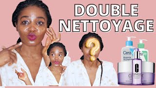 DOUBLE NETTOYAGE COMMENT SE DEMAQUILLER ET NETTOYER SON VISAGE [upl. by Friedly]