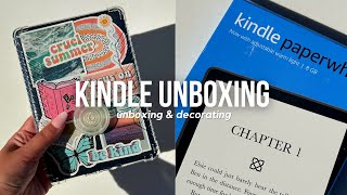 I got the Kindle Paperwhite 2023 📖  ASMR Unboxing Setup Decorating amp Accessories 🧸💭 [upl. by Oileve]