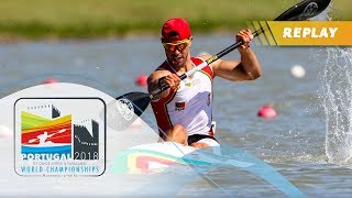 K1 Men 200m Final  2018 ICF Canoe Sprint World Championships Montemor [upl. by Farica]