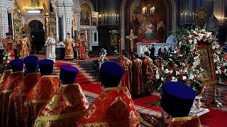 Orthodox Christians celebrate Easter [upl. by Telfer]