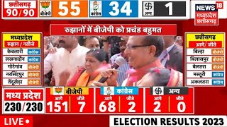 CM Shivraj SIngh Chouhan LIVE MP Chunav Result 2023 Live News Madhya PradeshChhattisgarh Election [upl. by Namie394]