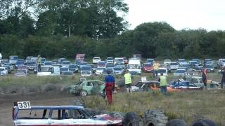 Brampton Raceway  240711 Unlimited Bangers Heat 2 TB Race VIdeos [upl. by Sarson]