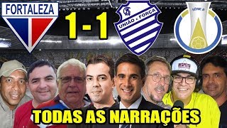 Todas as narrações  Fortaleza 1 x 1 CSA  Brasileirão Série B 2018 [upl. by Dardani]