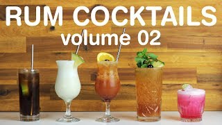 BEST RUM COCKTAILS  volume 02 [upl. by Hayley729]