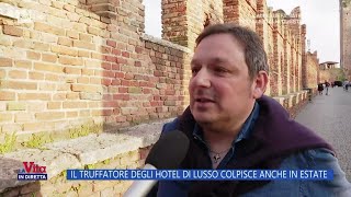 Il truffatore degli hotel di lusso colpisce anche in estate  La Vita in diretta  09092024 [upl. by Leba509]