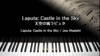 Laputa Castle in the Sky  Laputa Castle in the Sky OST  Joe Hisaishi  Piano Solo Sheet Music [upl. by Eardnoed]