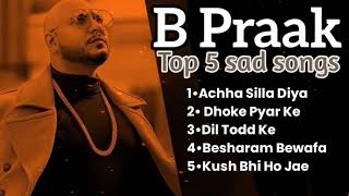 Best Of B Praak Mashup  B Praak sad songs  Top 5 Sad Song  HF Lofi [upl. by Lydell]