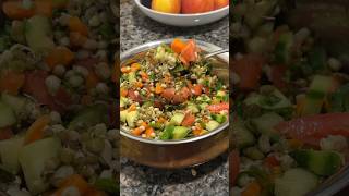 Sprouted Moong Salad  Weight Loss Recipes  Protein Packed Salad [upl. by Adeehsar]