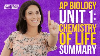 AP Biology Unit 1 Chemistry of Life Summary [upl. by Hoopen]