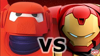 Baymax vs Hulkbuster sarlacc pit arena fight Disney Infinity toy box [upl. by Andaira]