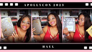 Witness My INSANE Book Haul From Apollycon 2023 [upl. by Youngman]