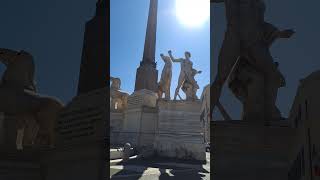 Piazza del Quirinale Roma rome romeitaly travel history holliday walk shortvideo walkingtour [upl. by Cosetta]