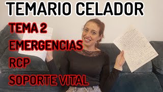 2 2 CELADOR SOPORTE VITAL BÁSICO Definiciones IMPORTANTES en EMERGENCIAS RCP [upl. by Aitam]