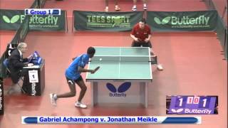 Nationals  U21 Men Group 1  Gabriel Achampong v Jonathan Meikle [upl. by Letha]