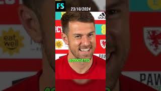 Aaron ramsey latest Interview  eriktenhag footballshorts football mufc mbappe [upl. by Eastman]