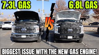 2024 Ford Super Duty 73L Gas VS 68L Gas Heres The Biggest Problem With The New Gas Engine [upl. by Aehcsrop]