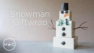 Gift Wrap Snowman Tower [upl. by Aivatnahs]