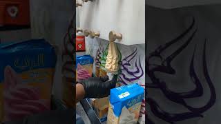 Machine Ice cream Cone 🍦satisfying streetfood shorts [upl. by Allianora]