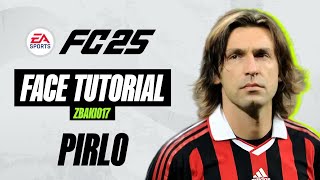 EA FC 25  ANDREA PIRLO  FACE CREATION  Pro Clubs LOOKALIKE [upl. by Stewardson]