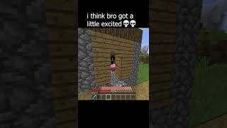 Calm down bro minecraft memes minecraftmemes gaming minecraftshorts funny fyp meme [upl. by Anirac]