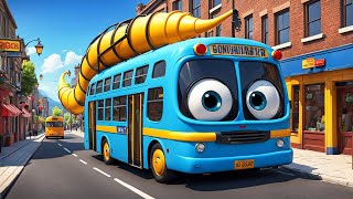 The Wheels on the Bus  Fun Kids Song  Sing amp Dance Along [upl. by Ahseinar]