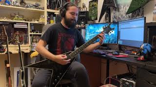 Disentomb  The Decaying Light Guitar Cover [upl. by Nomrac]