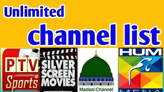 unlimited free channel list  channel list  free channel [upl. by Zacharia765]