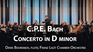 CPE Bach Flute Concerto in D Minor Wq 22 H 425 [upl. by Pius]