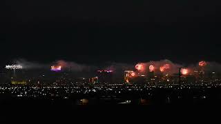 New Years Eve Fireworks 2024  Las Vegas [upl. by Andree]