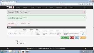 How to setup Port Forwarding in pfsense 232 Part6 [upl. by Perce]