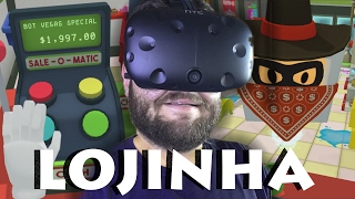 VENDEDOR DO MÊS EM VR  Job Simulator HTC Vive [upl. by Lach]