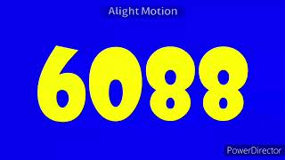 Numbers 10000 to 0  Same as my produced Colorful Numbers 1 to 1 Billion Second Edition [upl. by Kondon]