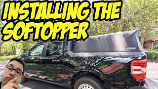 Installing the Softopper on a 2023 Ford Maverick  end to end process including my mistakes ford [upl. by Irpak]