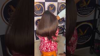 Hair smoothing shortvideo highlookbridalhairlook reelsinstagram hair hairtransformation [upl. by Montanez575]