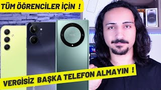 Öğrenciler İçin Vergi İndirimiyle Alınabilecek En İyi Telefonlar [upl. by Notsrik]