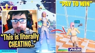 Sway PROVES This NEW SKIN is PAY TO WIN After MAX DAMAGED GLITCH In Solo Arena Fortnite [upl. by Alcus]