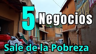 ¡5 NEGOCIOS Increíbles que NADIE piensa [upl. by Atilrak]