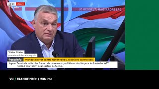 Vu du 231124  Orban contre la CPI [upl. by Baiss]