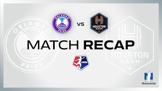 FULL HIGHLIGHTS  Orlando Pride vs Houston Dash [upl. by Ariay]