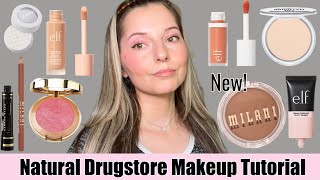 ✨NATURAL DRUGSTORE MAKEUP TUTORIAL  Tips and Tricks Included [upl. by Anirahtak]