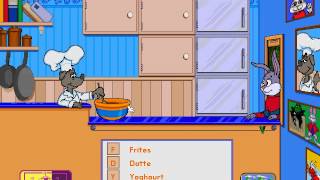 Lapin Malin Maternelle 2 Reader Rabbit Preschool Partie 21 ABC Resto  Billet 4 [upl. by Ymia]