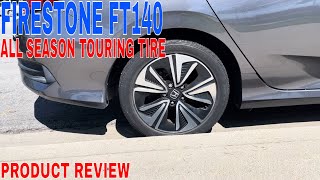 ✅ Firestone FT140 AllSeason Touring 20555R16 91 H 🔴 [upl. by Arvad]