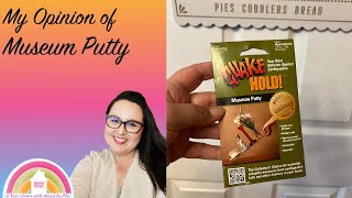 Museum Putty Quake Hold for Securing Items to the Walls and Shelves Review Video with Amanda Mae [upl. by Natsyrt107]