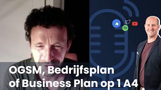 Wat is OGSM Bedrijfsplan of Business Plan op één A4  AskMathijs [upl. by Wanfried]