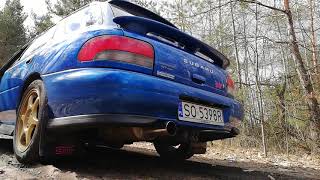 Dźwięk Subaru Impreza GF8  wydech końcowy HampS sound [upl. by Essyle443]