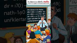 Mathelehrer entsetzt 80 werden durchfallen 😱 Die Antwort aus der letzten Reihe ist genial [upl. by Donald]