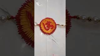 শুভ রাখীবন্ধন  Making Rakhi By Using Rice Grains Rakhi Ricecraft omrakhi shorts 2024 [upl. by Ortensia96]