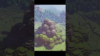 Minecraft Mountain in 1min with worldedit [upl. by Bertero649]