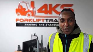 Forklift Training Testimonial ForkliftTraining Shorts 4KSForkliftTraining Birmingham [upl. by Alekin307]